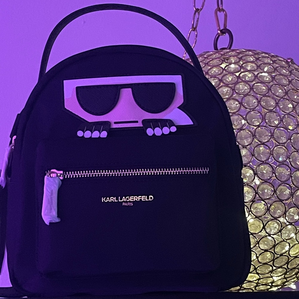 Brand new never used Karl Lagerfeld backpack purse
